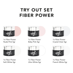 Try Out Set Fiber Power Gel 6x5gr
