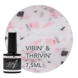 Rubber Base & Build Dazzling VIBIN' & THRIVIN' 7.5ml (Collection Pink Is An Attitude) 