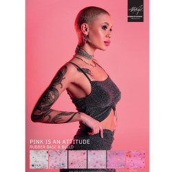 Poster A3  Poster Rubber Base & Build PINK IS AN ATTITUDE Collection