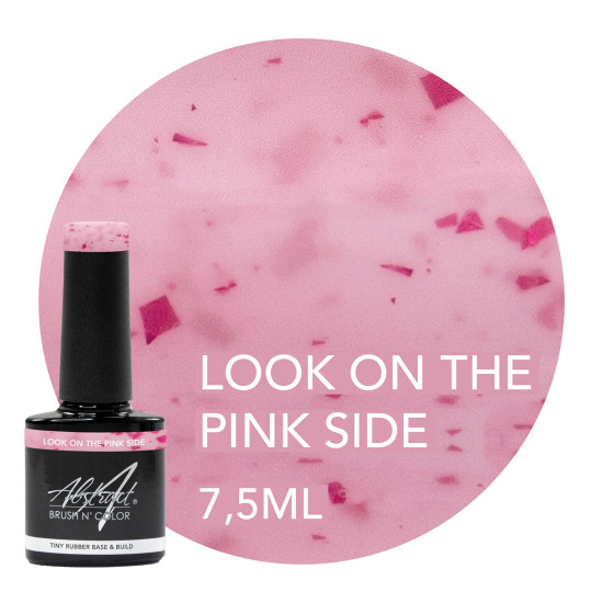 Rubber Base & Build - BIAB - Dazzling LOOK ON THE PINK SIDE 7.5ml (Pink Is An Attitude) 