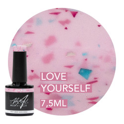 Rubber Base & Build - BIAB - Dazzling LOVE YOURSELF 7.5ml (Pink Is An Attitude) 