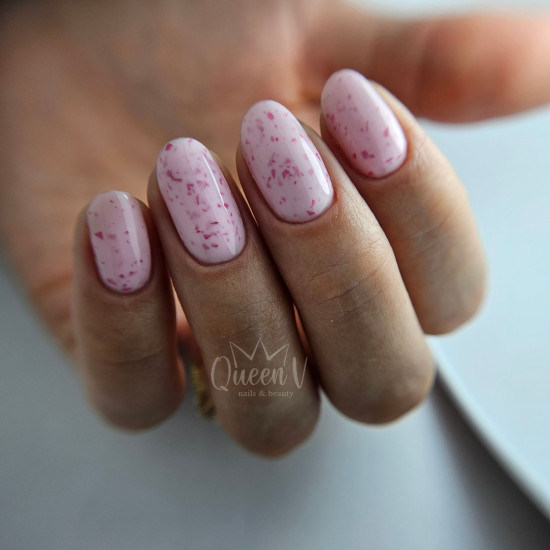 Rubber Base & Build - BIAB - Dazzling LOOK ON THE PINK SIDE 7.5ml (Pink Is An Attitude) 