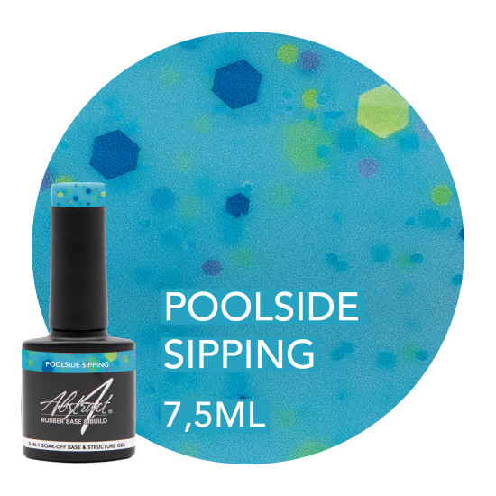 Rubber Base & Build - 3-In-1 BIAB - POOLSIDE SIPPING 7.5ml (Summer Vibes) 