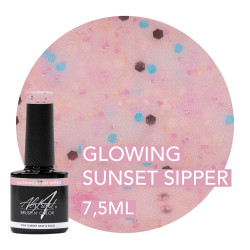 Rubber Base & Build - BIAB - GLOWING SUNSET SIPPER 7.5ml (Summer Vibes) 