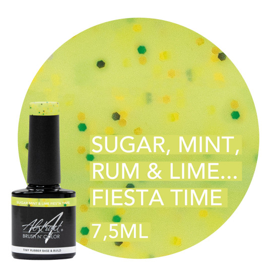 Rubber Base & Build - BIAB - SUGAR, MINT, RUM & LIME... FIESTA TIME 7.5ml (Summer Vibes) 