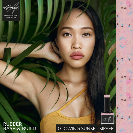 Rubber Base & Build - BIAB - GLOWING SUNSET SIPPER 7.5ml (Summer Vibes) 