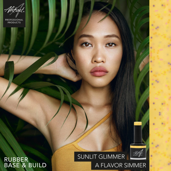 Rubber Base & Build - BIAB - SUNLIT GLIMMER A FLAVOR SIMMER 7.5ml (Summer Vibes)  