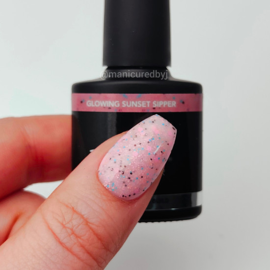 Rubber Base & Build - BIAB - GLOWING SUNSET SIPPER 7.5ml (Summer Vibes) 