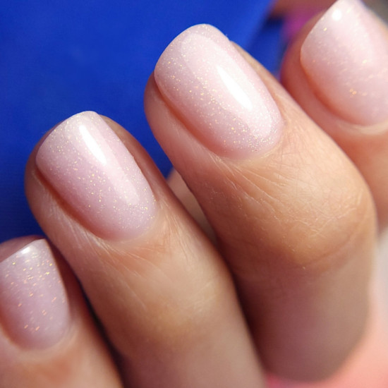 Rubber Base & Build - BIAB - SPARKLY SHELL PINK 7.5ml (Sparkly)