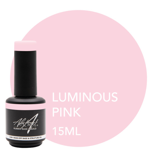 Rubber Base & Build - 3-In-1 BIAB - LUMINOUS PINK 15ml