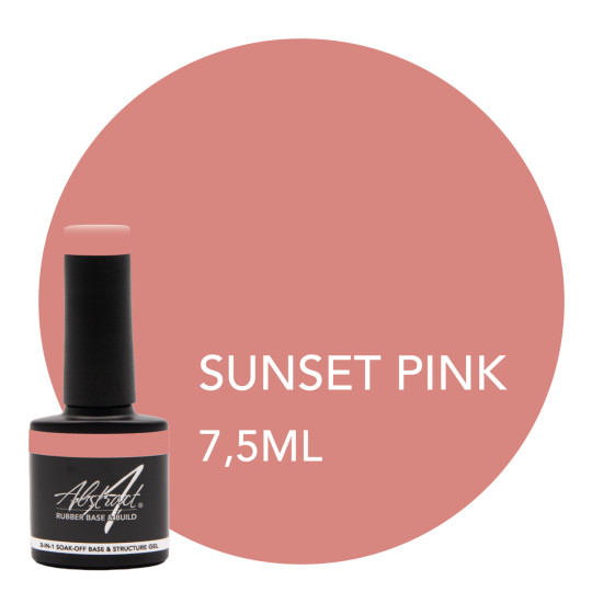 Rubber Base & Build - 3-In-1 BIAB BASE COAT - SUNSET PINK 7.5ml