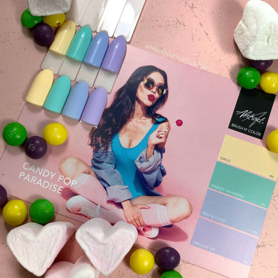 Brush N' Color Collectie CANDY POP PARADISE 4 x 10ml