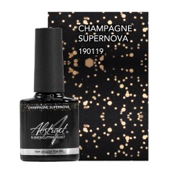 Rubber Glitter Velvet Top Gel CHAMPAGNE SUPERNOVA 7.5ml