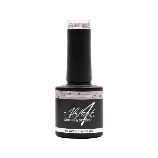 Shield & Sparkle (No Wipe Glitter Top Gel) DAZZLING FLUSHED 7.5ml