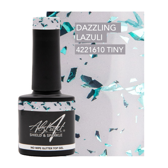 Shield & Sparkle (No Wipe Glitter Top Gel) DAZZLING LAZULI 7.5ml