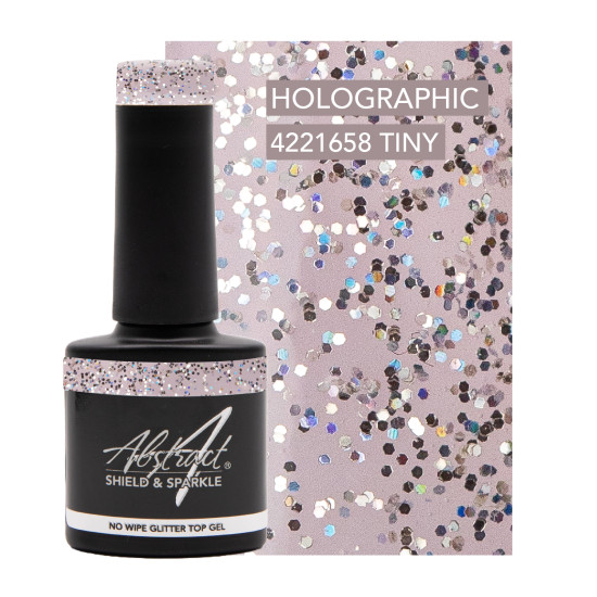 Shield & Sparkle (No Wipe Glitter Top Gel) HOLOGRAPHIC 7.5ml