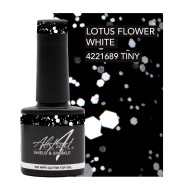 Shield & Sparkle (No Wipe Glitter Top Gel) LOTUS FLOWER WHITE 7.5ml 