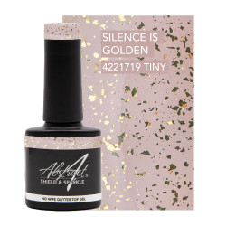 Shield & Sparkle (No Wipe Glitter Top Gel) SILENCE IS GOLDEN 7.5ml