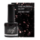 Shield & Sparkle (No Wipe Glitter Top Gel) PINK MORNING GLORY 7.5ml 