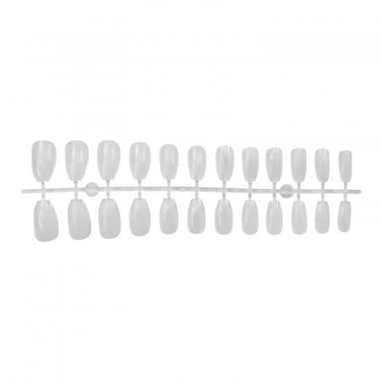 Stick N' Go CLEAR SHORT BALLERINA Tips 504pcs
