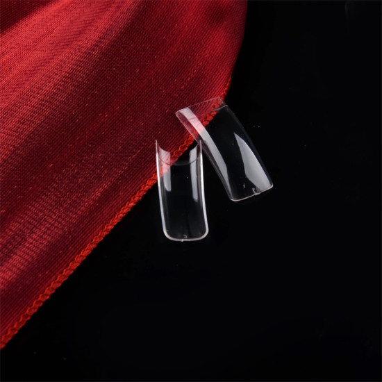 Navulling Tips #8 Fancy Square CLEAR (50 st/zak)