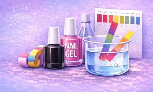 MYTHE: “Je kan de pH van een nagel gel meten met lakmoespapier