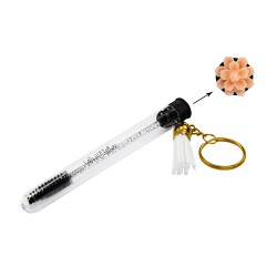 Lash Brush Keychain CARNATION PEACH