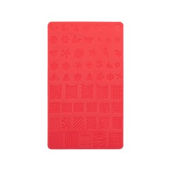Silicone Stamping Plate GEOMETRIC 01