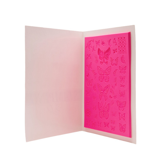 Silicone Stamping Plate BUTTERFLIES