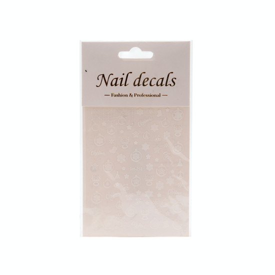 Nail Art Sticker WHITE CHRISTMAS