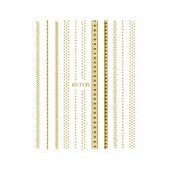 Nail Art Sticker BOHO GOLD