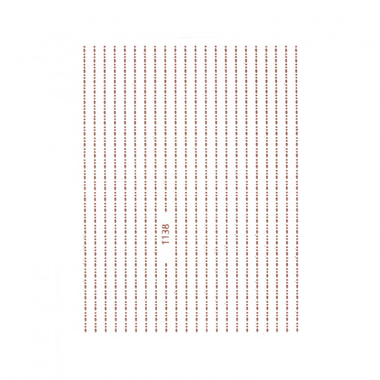 Nail Art Sticker DOTTED ROSE GOLD