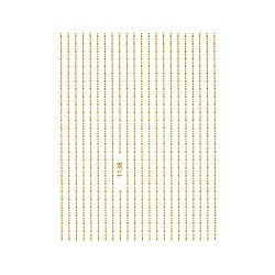Nail Art Sticker DOTTED GOLD