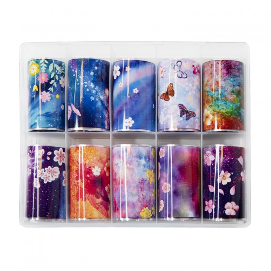 Transfer Foil Box Collection 17 FLOWER POWER