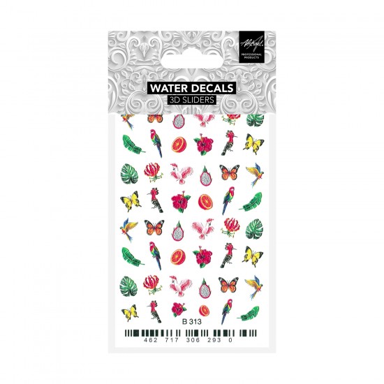 Tropical Vibes B313 3D Water Decals