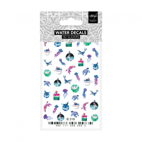 Aquatic Life B318 3D Water Decals