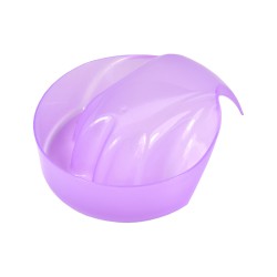 Manicurebowl with handle PURPLE