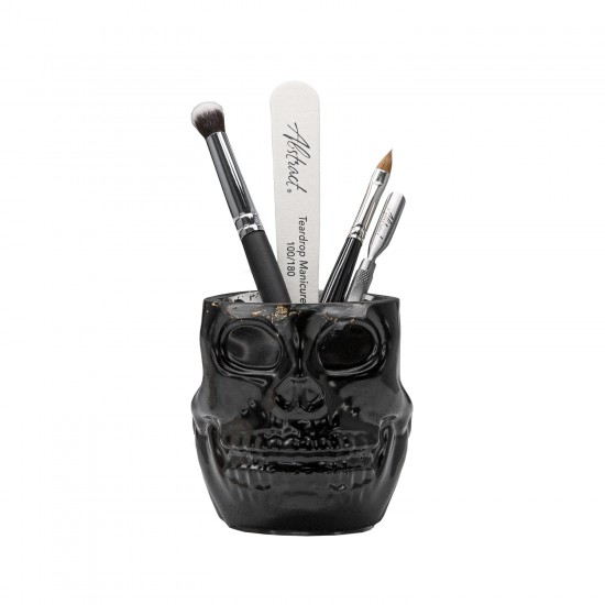 Skull Brush & Tool Holder BLACK