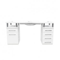 Design Manicuretafel 150 incl. Dust Buster GLOSSY WHITE