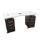 Manicure Tafel Icy White Makassar 160cm